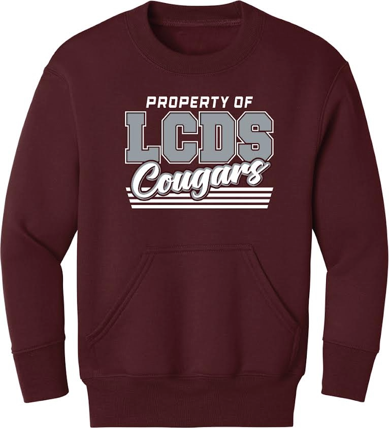 Pocket crewneck sweatshirt- YOUTH
