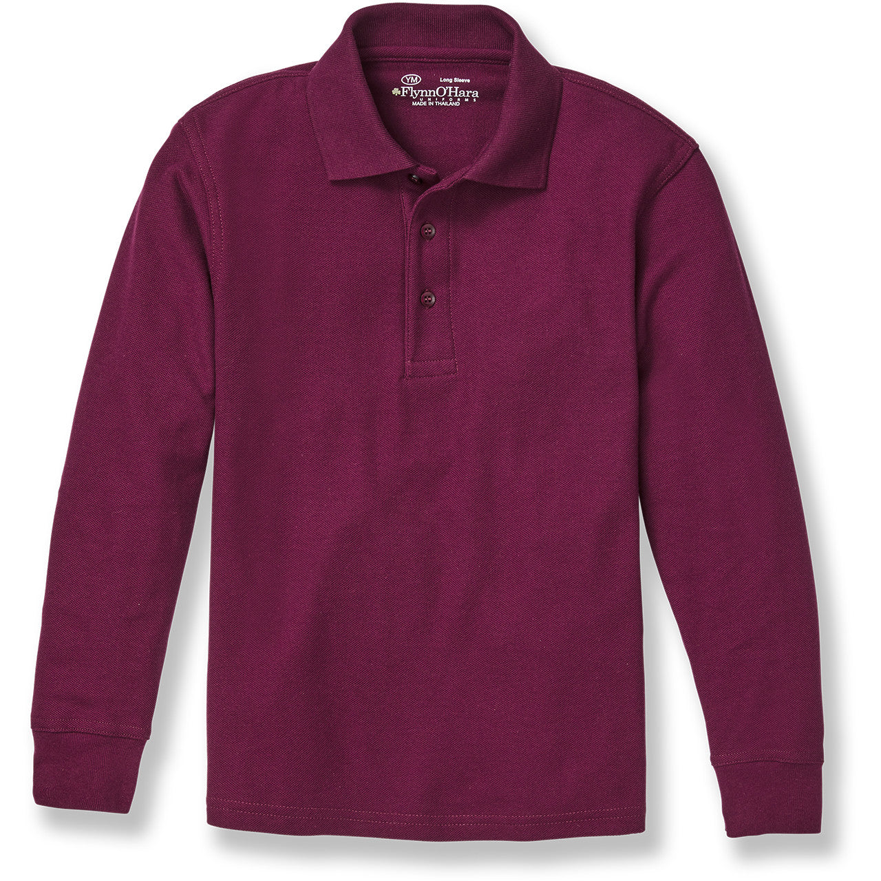 Polo - Long Sleeve -YOUTH ( monogrammed)