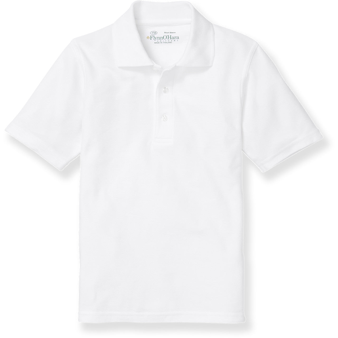 Polo - Short Sleeve White - ADULT - (comes monogrammed)