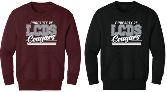 Front pocket crew neck sweatshirt-YOUTH