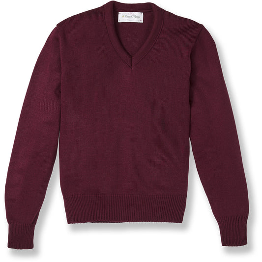 Sweater - monogrammed VNeck pullover